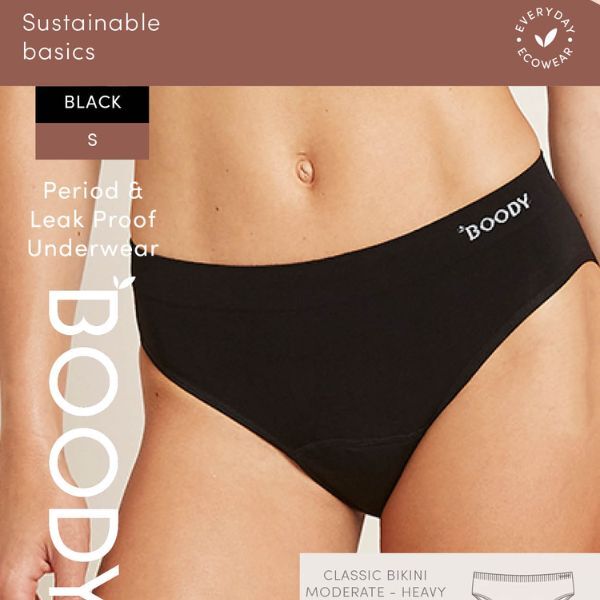 BOODY Period Proof Classic Bikini Medium / Heavy flow S GOODS Superdrug   