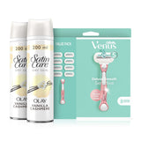 Venus 8 Months of Shaving Bundle Accessories & Cleaning Boots   