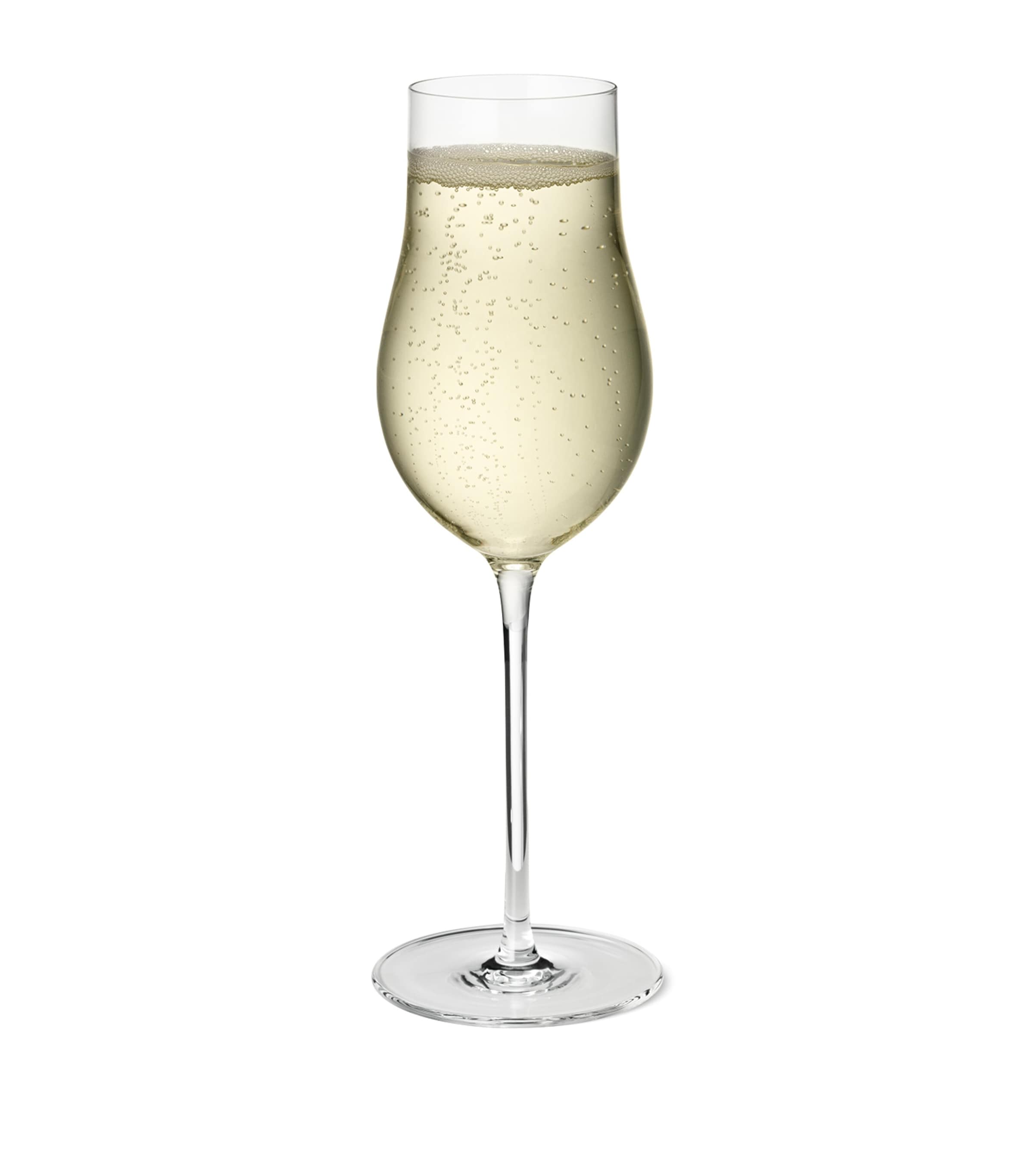 Georg Jensen Sky champagne flutes set of four 250ml, UK version