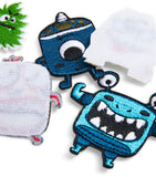 Becco Bags Monster Match patches set of five (British brand)