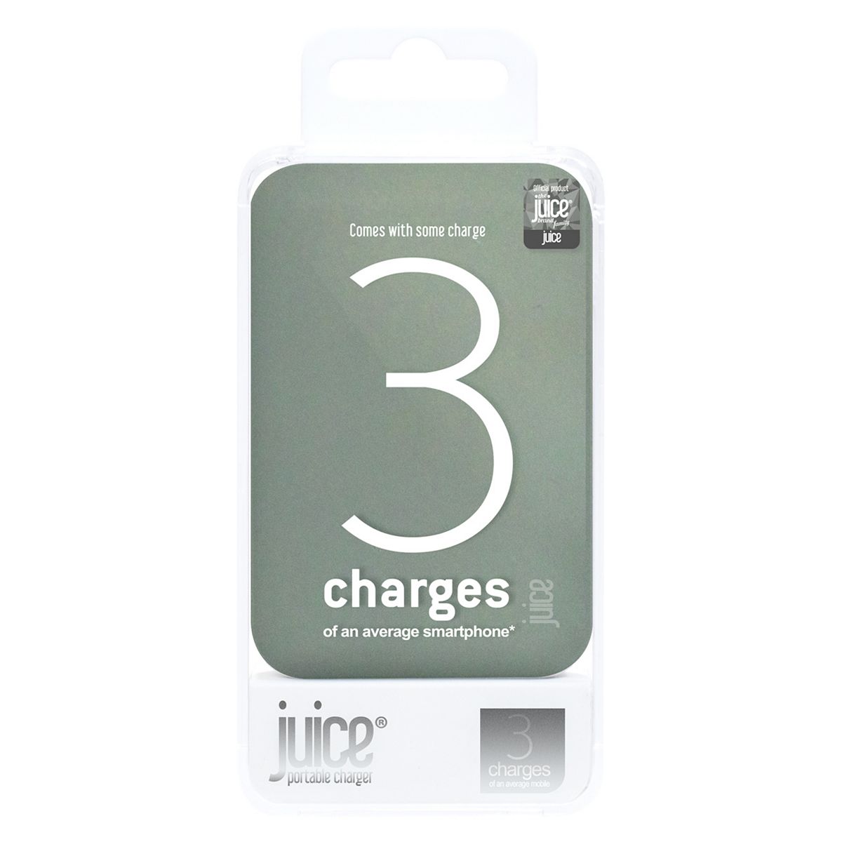 Juice powerbank 3 charge sage colour GOODS Boots   