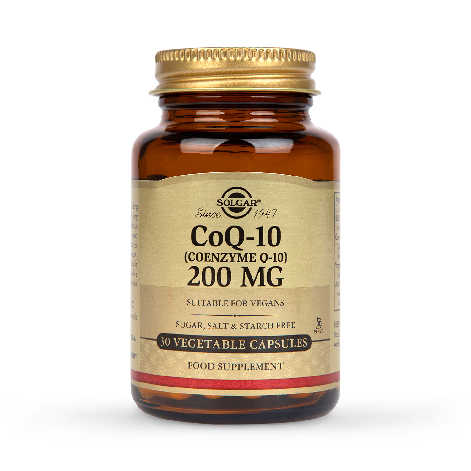 Solgar CoQ-10 capsules 200mg 30 count (British brand)