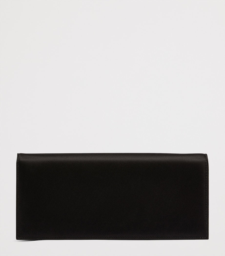 Malone Souliers Vivien satin evening clutch, imported from the UK