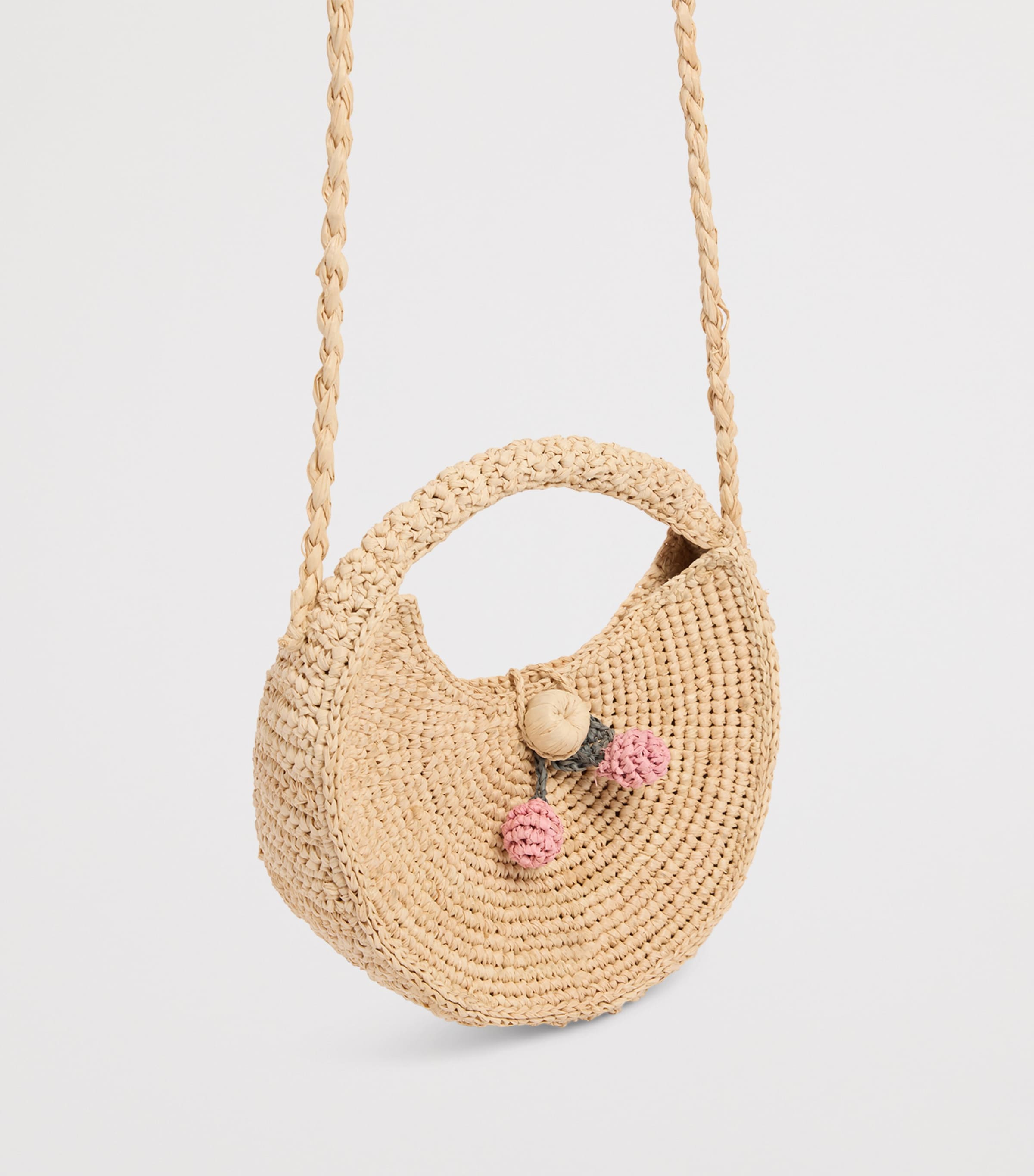 Bonpoint raffia Loulou crossbody bag - British product