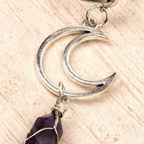 Myga Keyring - Crescent Moon & Amethyst GOODS Superdrug   