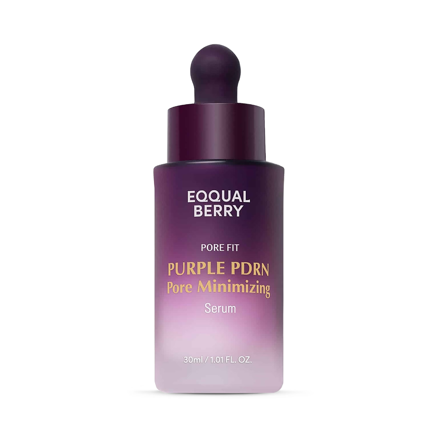 EQQUALBERRY Purple PDRN pore minimising serum 30ml, imported from the UK