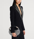 Balmain mini embellished suede handbag - British product