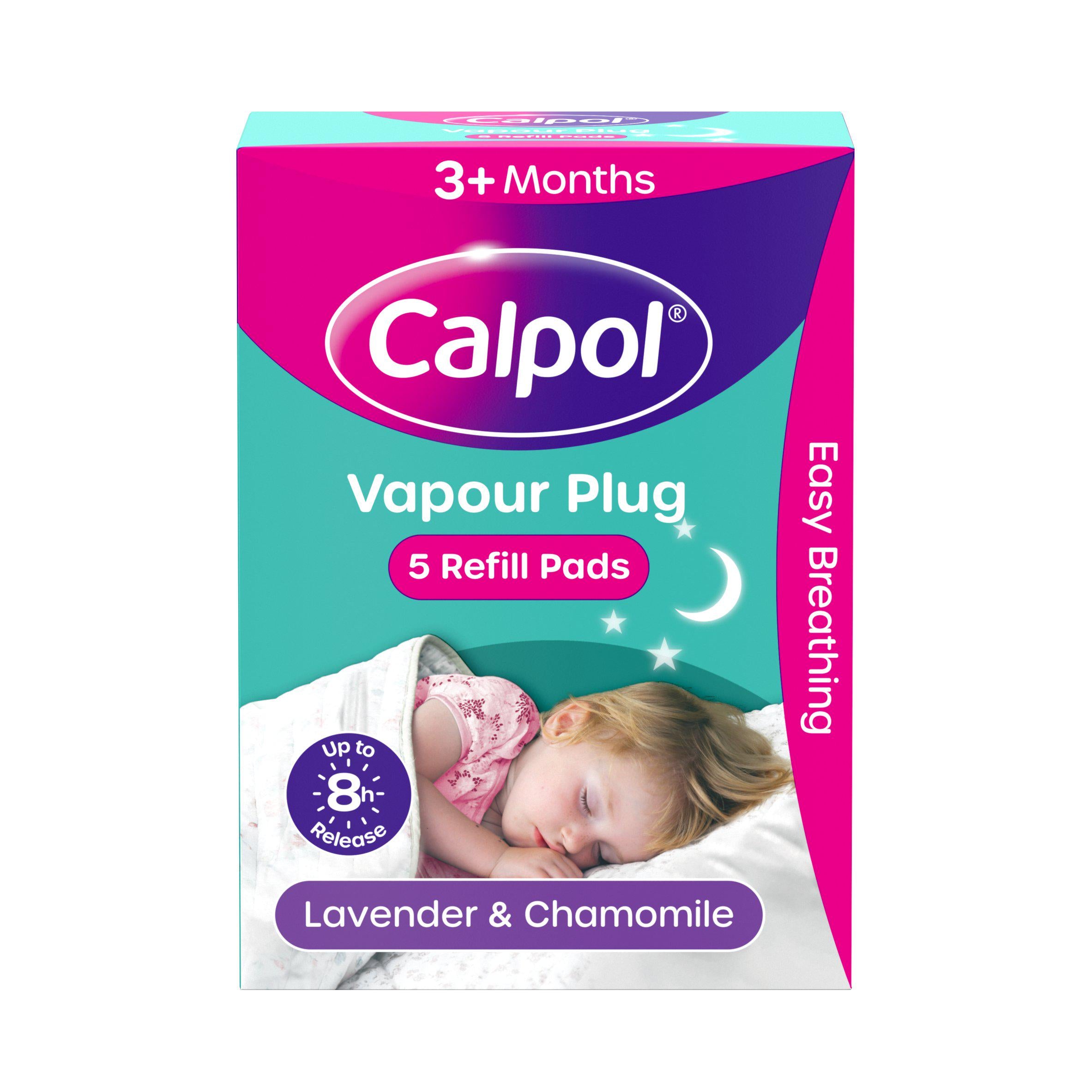 Calpol Lavender & Chamomile Refill Pads Vapour Plug 3+ Months x5 GOODS Sainsburys   