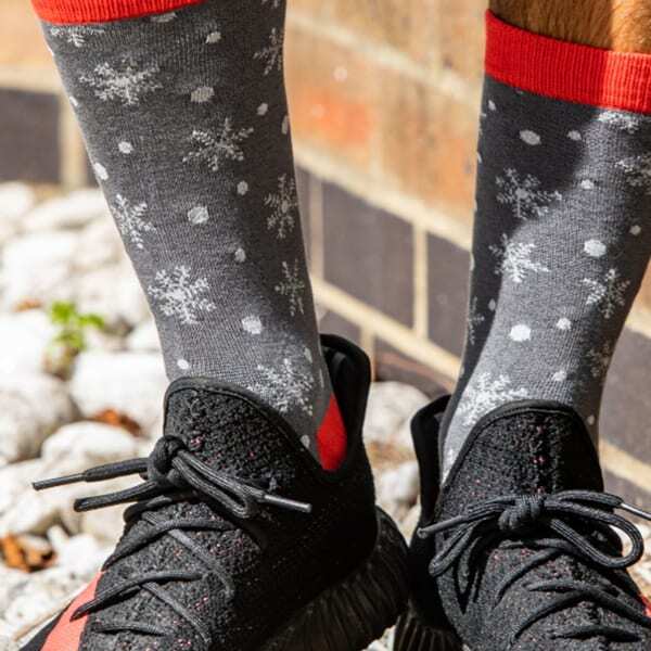 Mr Heron Bamboo Christmas Socks mens imported from the UK