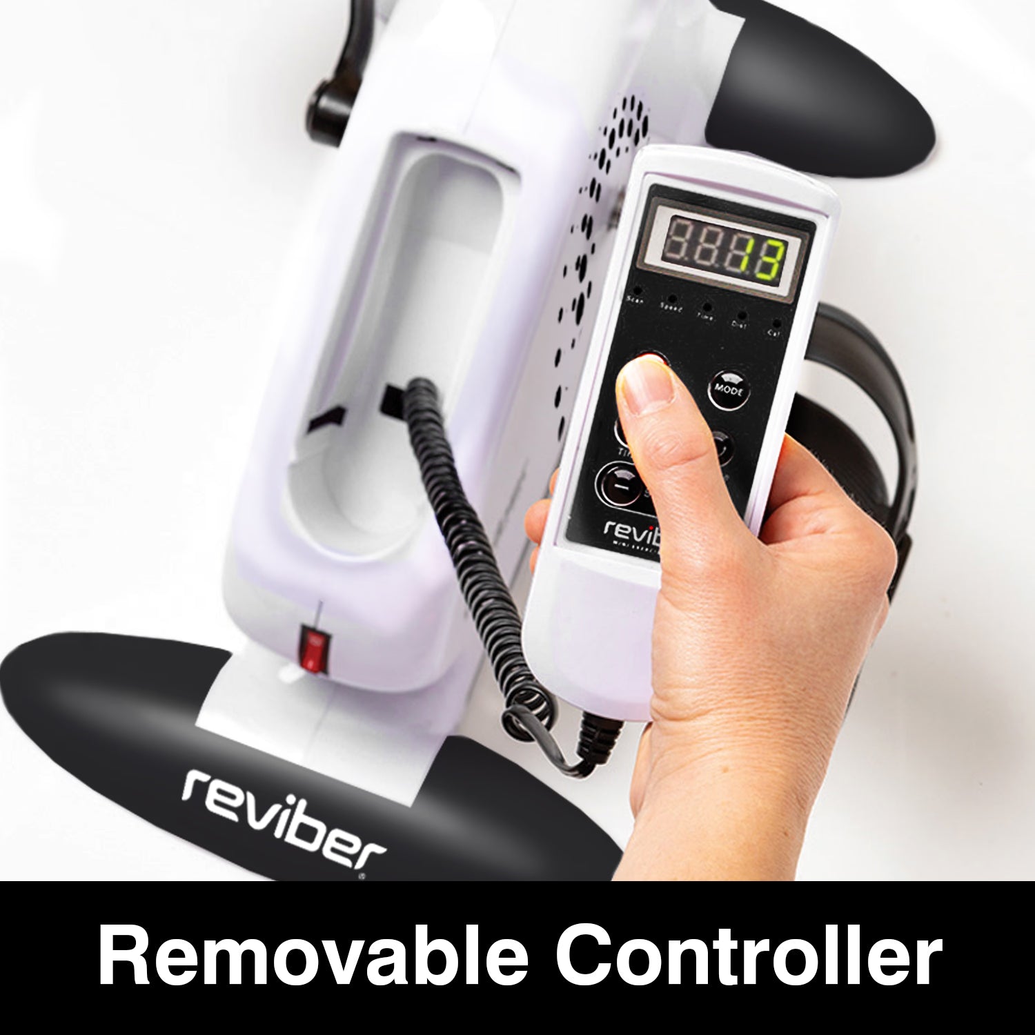Reviber mini motorised exercise bike, UK version