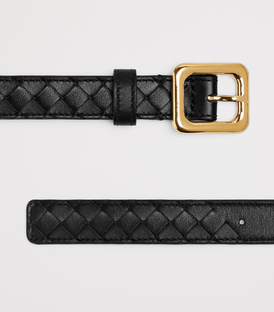 Bottega Veneta calfskin Intrecciato belt - British product