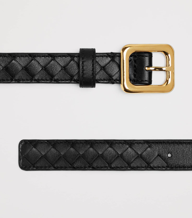 Bottega Veneta Calfskin Intrecciato Belt