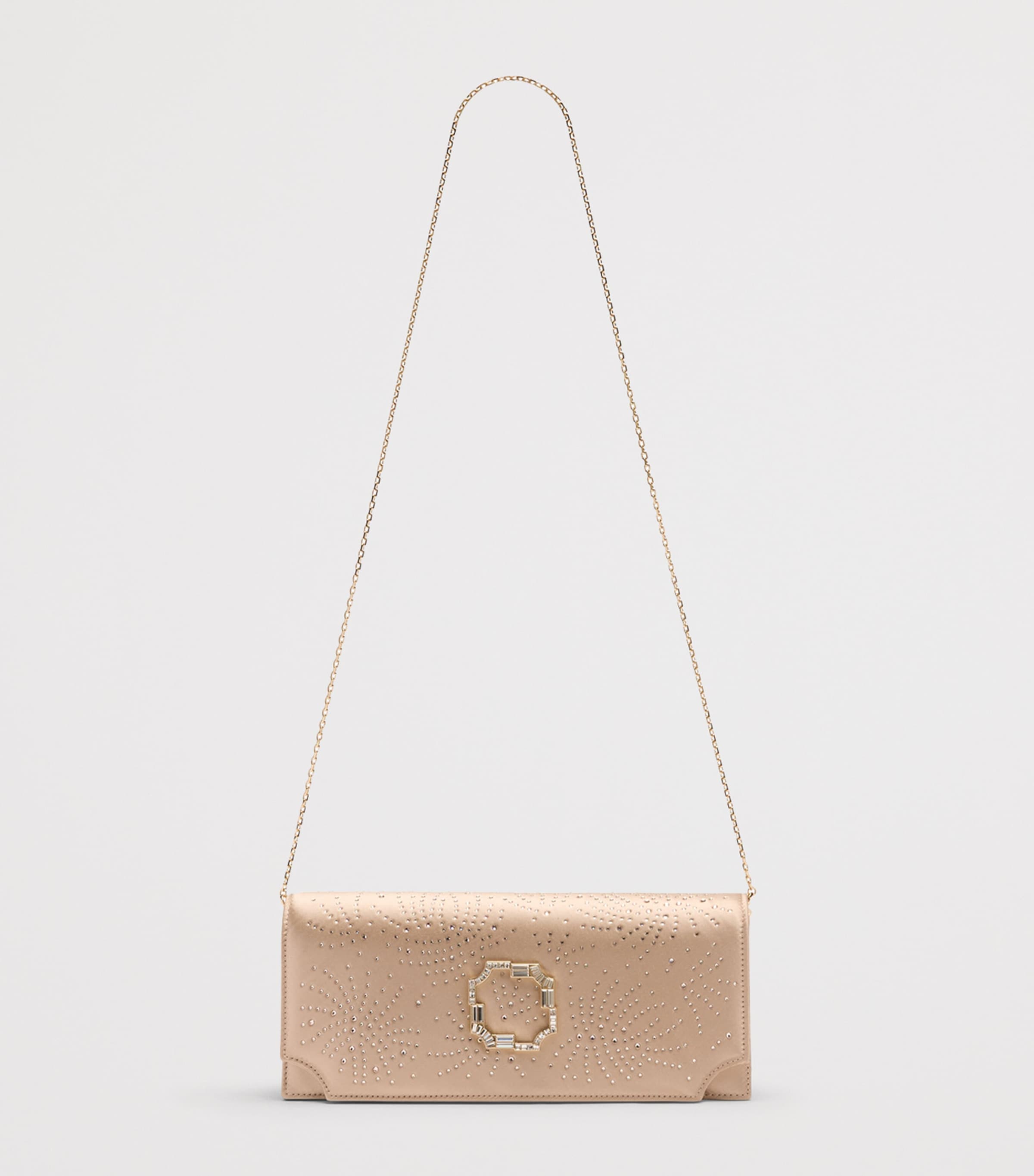 Malone Souliers embellished satin Vivien clutch bag, UK version