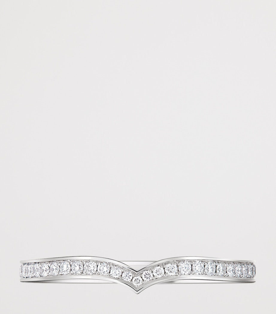 Boucheron platinum diamond wedding band Pont de Paris - British product
