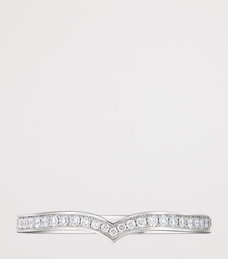 Boucheron platinum diamond wedding band Pont de Paris - British product