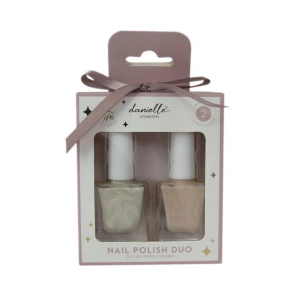 Danielle Creations nail polish duo gift set Pearl - British product