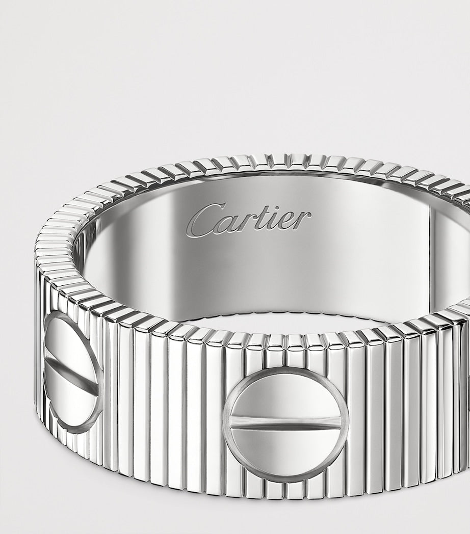 Cartier White Gold LOVE Unlimited Ring - British product