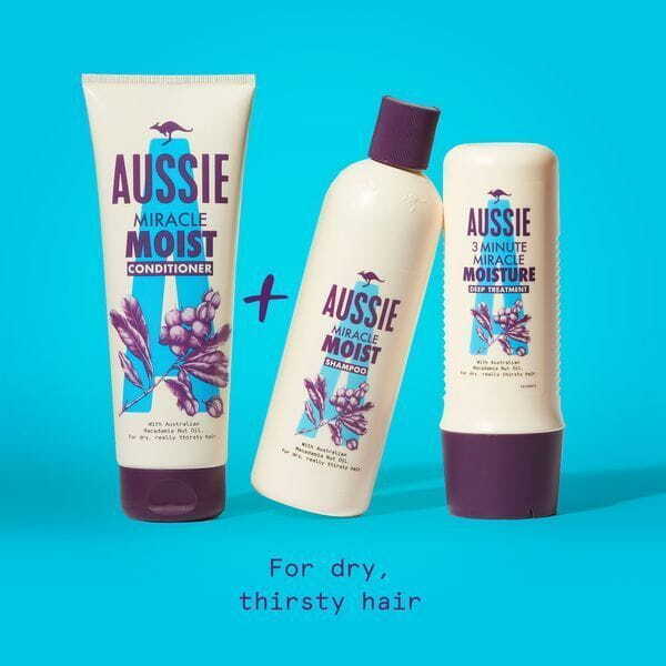 Aussie Shampoo Miracle Moist For Dry and Frizzy Hair 300ml GOODS Superdrug   