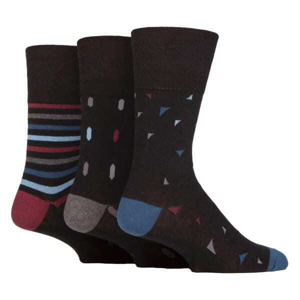 Gentle Grip men's honeycomb top socks - British product