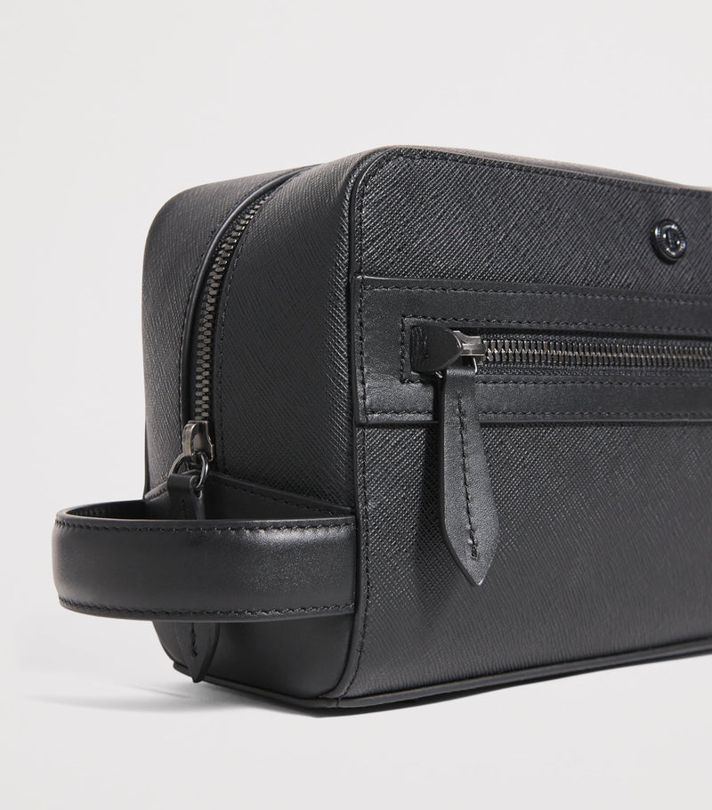 Harrods leather wash bag, UK version
