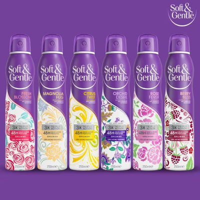 Superdrug Soft & Gentle Magnolia Hug Anti-Perspirant Spray 250ml- Buy online at McGrocer