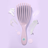 Nature Spell FlexiFlow Detangler Purple, imported from the UK