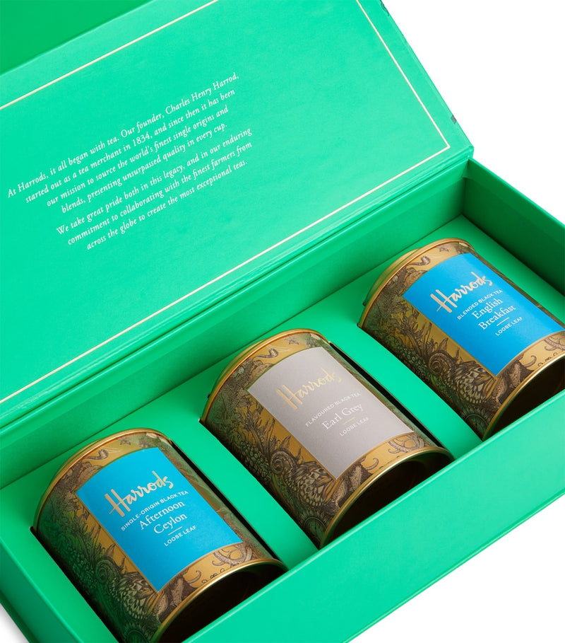 Harrods Classic Loose Leaf Tea Selection (3 x 50g), UK version
