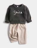 2pc Slogan Jumper & Trousers Outfit (0-6 Yrs)