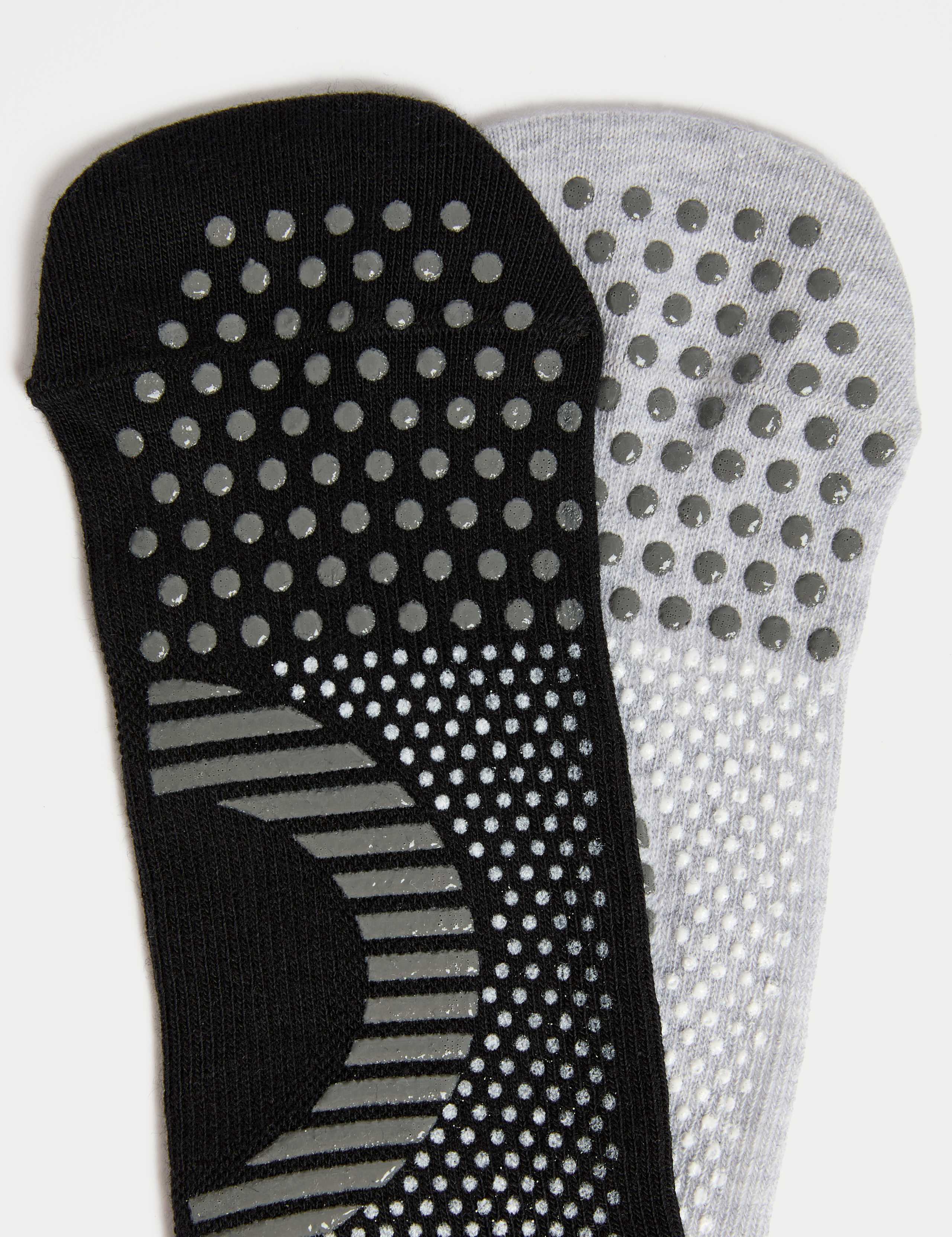 Goodmove pilates socks 2-pack cotton blend - British product