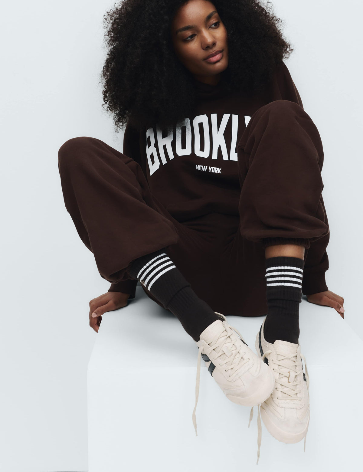 2pk Cotton Rich Striped Crew Socks