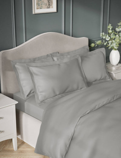 M&S 2pk Egyptian Cotton Sateen 400 Thread Count Oxford Pillowcases- Buy online at McGrocer