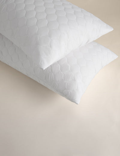 M&S 2pk Microfibre Pillow Protectors- Buy online at McGrocer