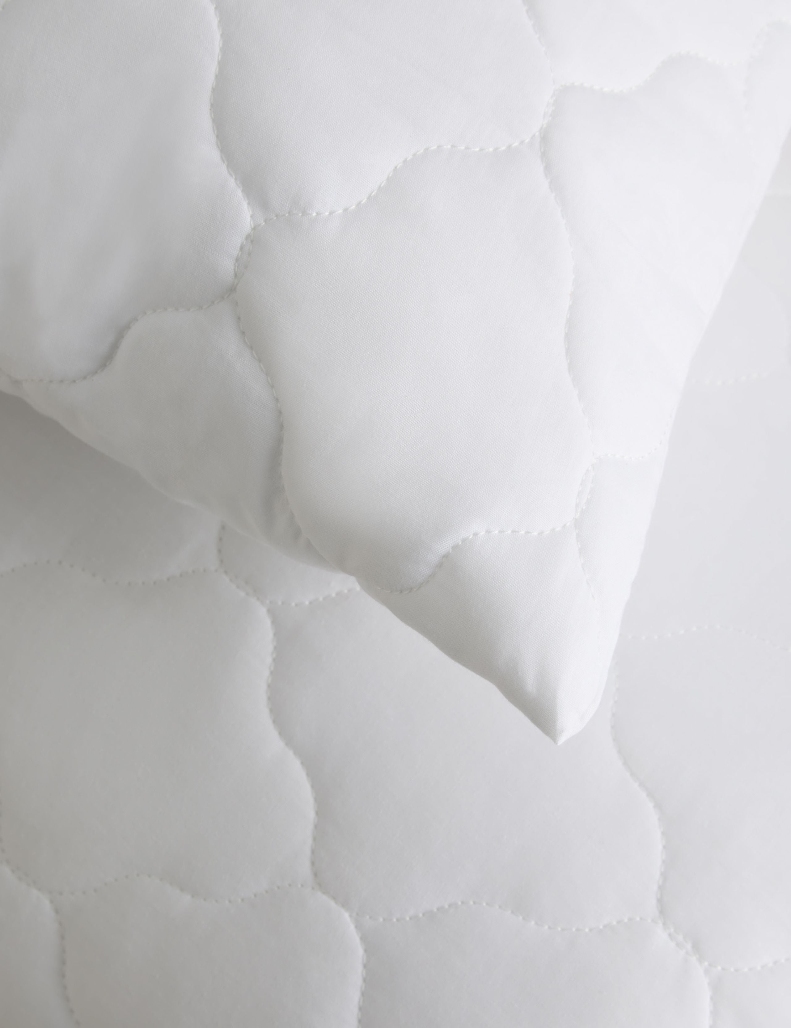 Quilted waterproof pillow protectors set of 2, imported from the UK