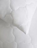 Quilted waterproof pillow protectors set of 2, imported from the UK