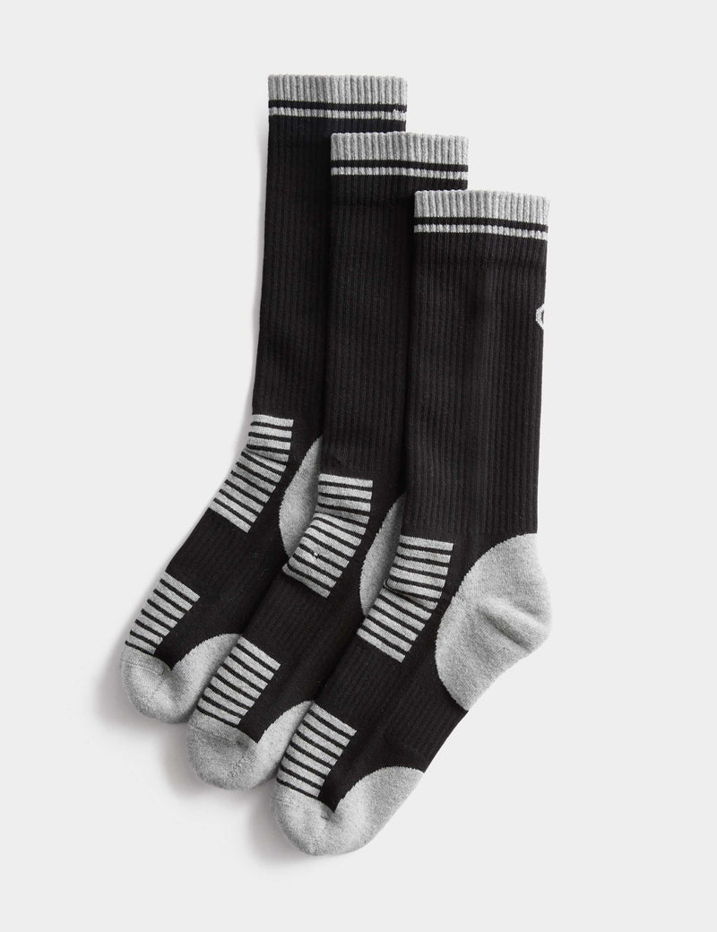 Goodmove cushioned reflective socks 3 pack - British product