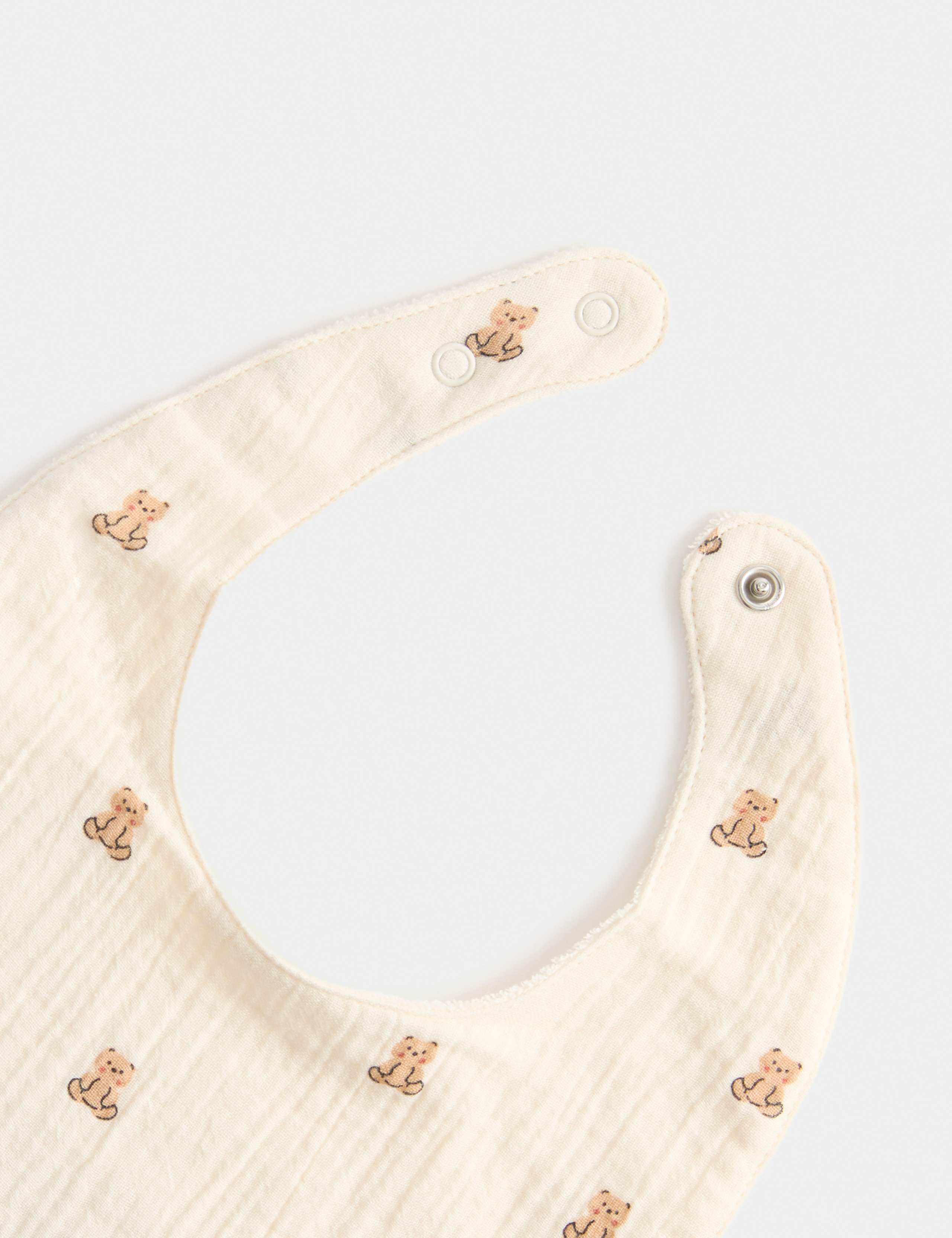 Cotton rich dribble bibs 3-pack - British product