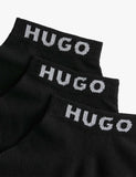 جوارب رياضية قطنية غنية بالشعار من HUGO، عبوة من 3 قطع (علامة تجارية بريطانية)