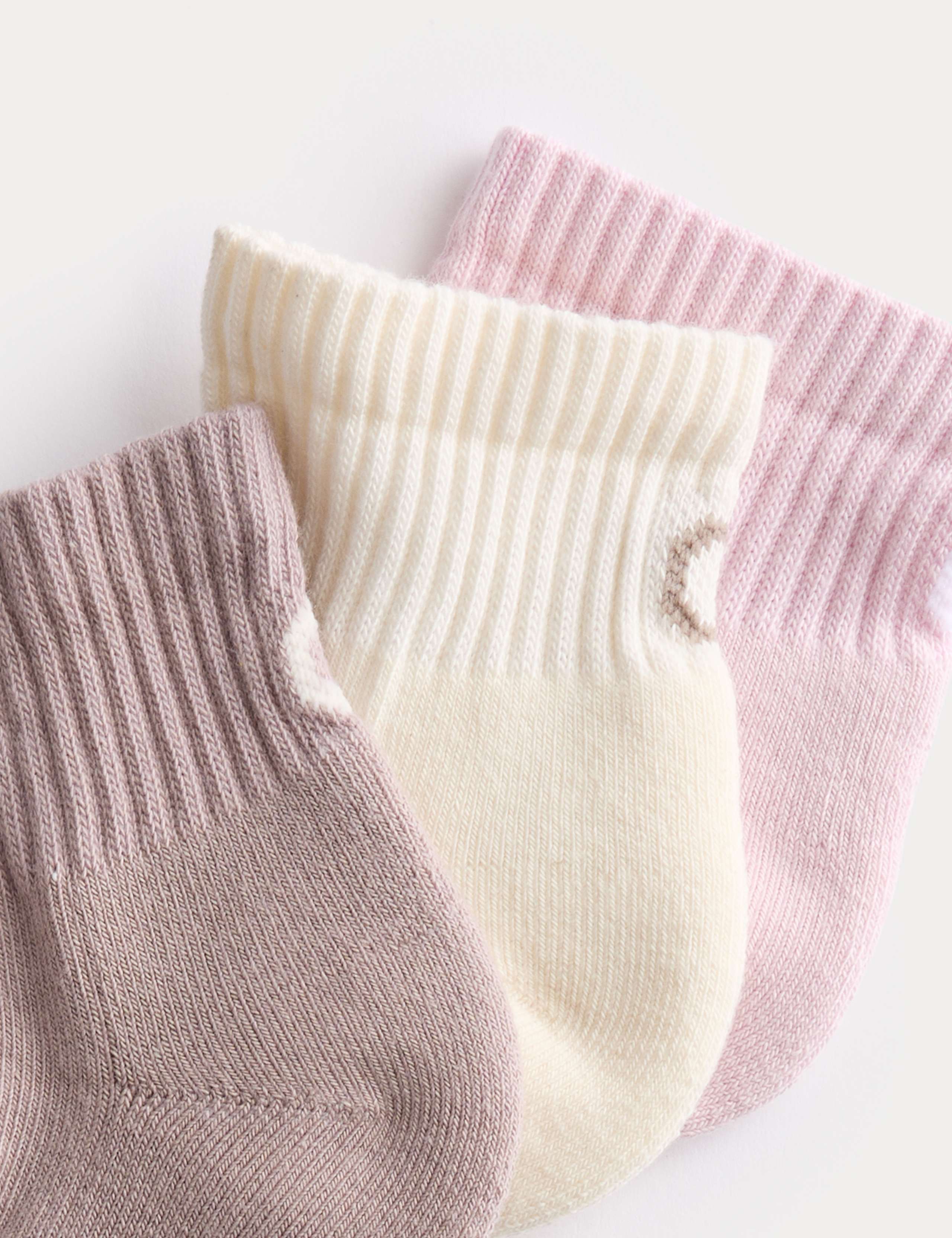 Goodmove cotton rich quarter socks 3-pack - British product