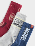 Spider-Man cotton rich ankle socks 3 pack, imported from the UK
