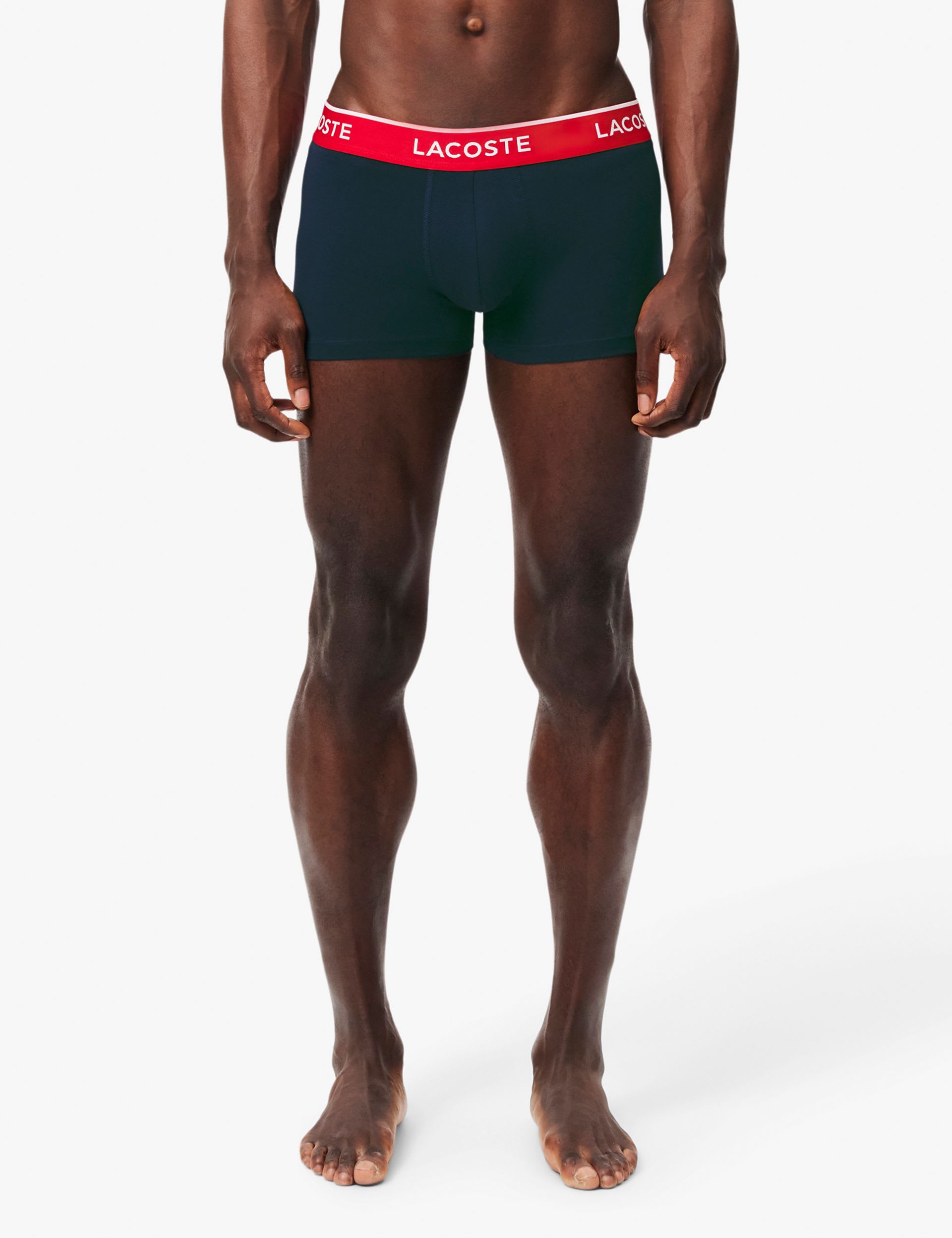Lacoste cotton-rich trunks 3 pack - British product