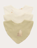 Winnie the Pooh dribble bibs 3 pack cotton rich (British brand)