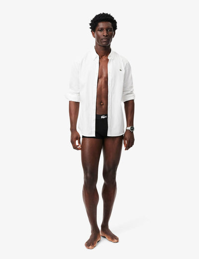 Lacoste 3er-Pack Baumwoll-Stretch-Slips Herrenunterwäsche