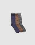 Rodd & Gunn dog pattern socks 3 pack, imported from the UK