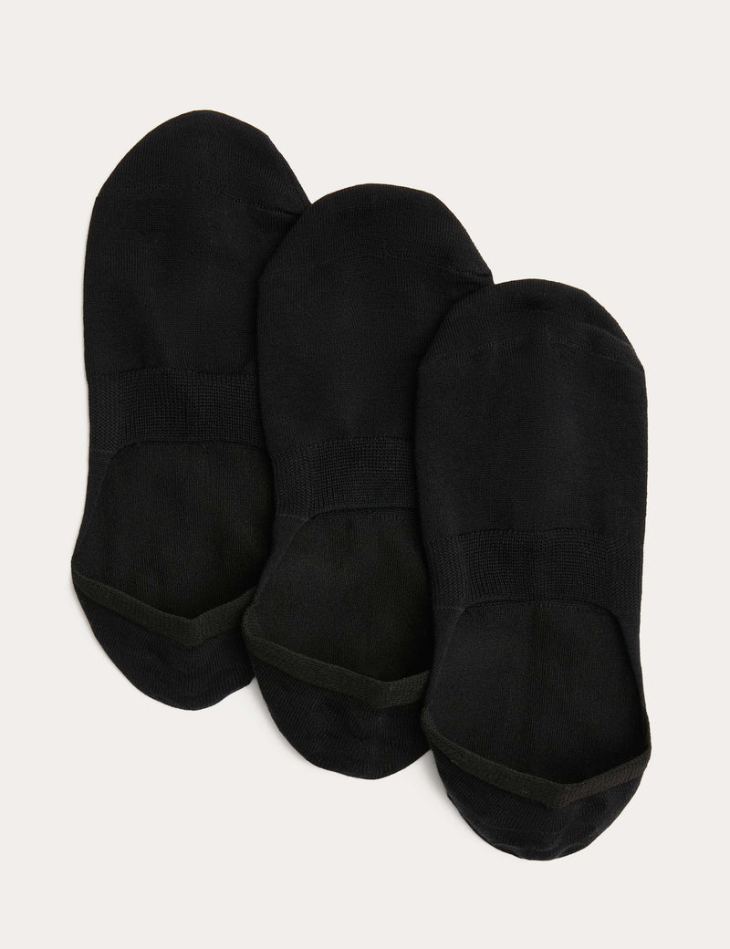 Autograph Egyptian cotton invisible trainer liners 3 pack - British product
