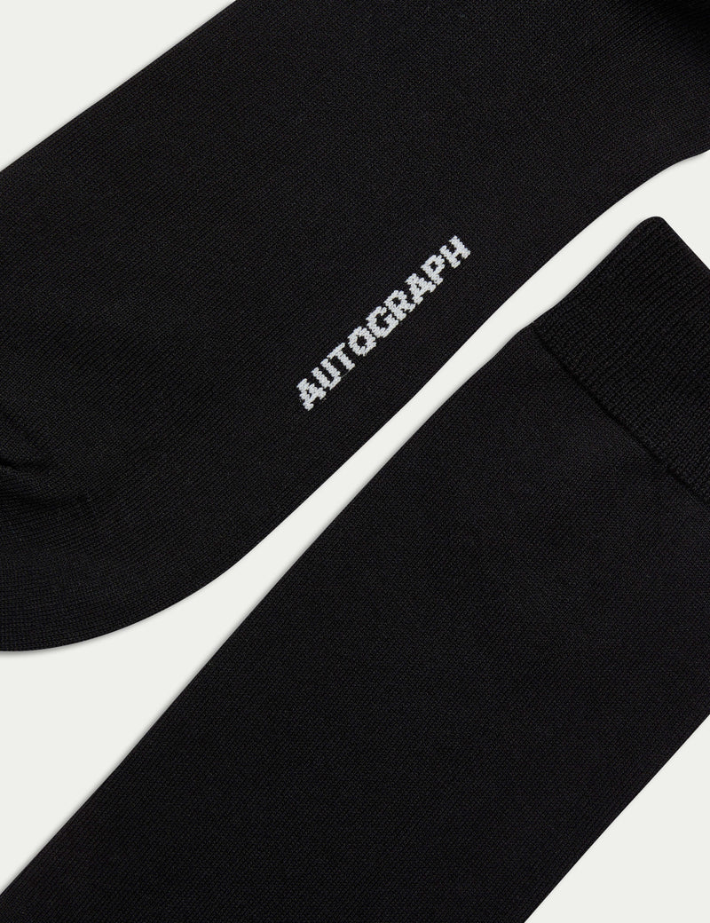 Autograph Egyptian cotton rich socks 3 pack, imported from the UK