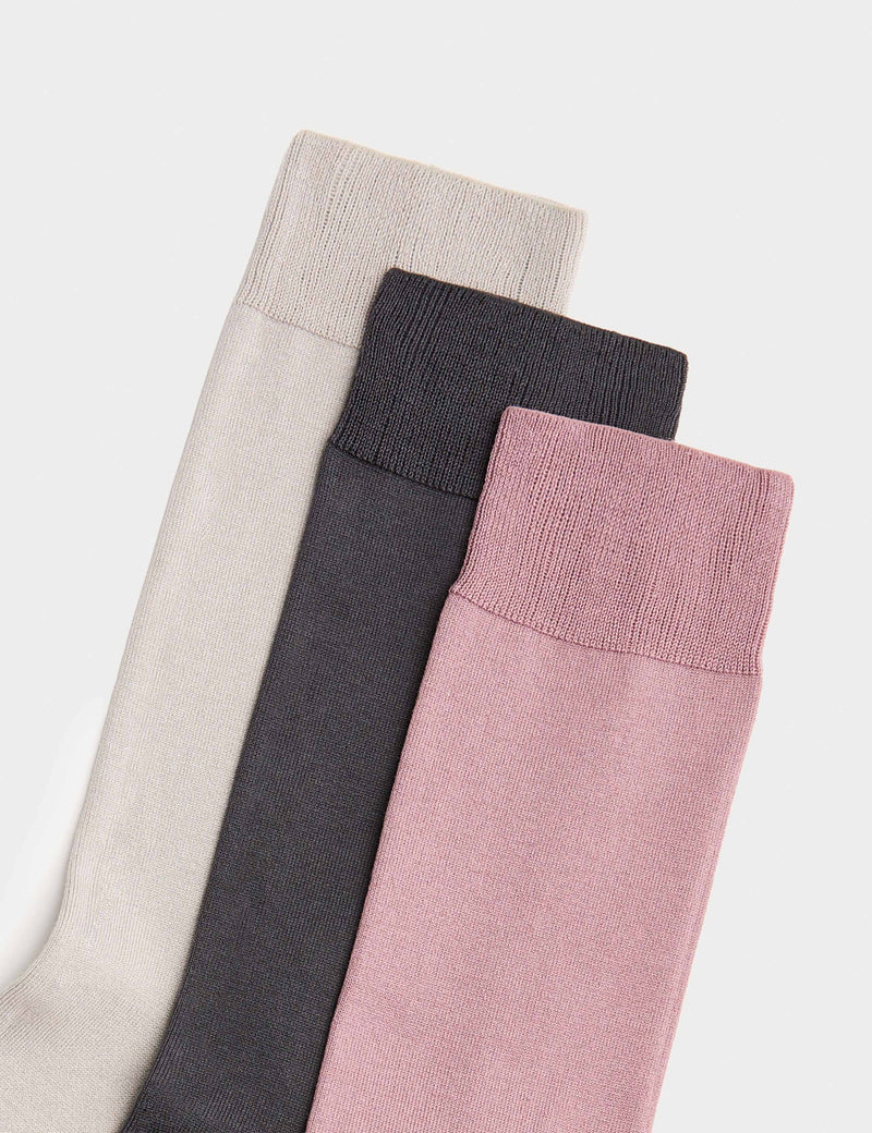 Autograph 3 pack Egyptian cotton rich socks, imported from the UK
