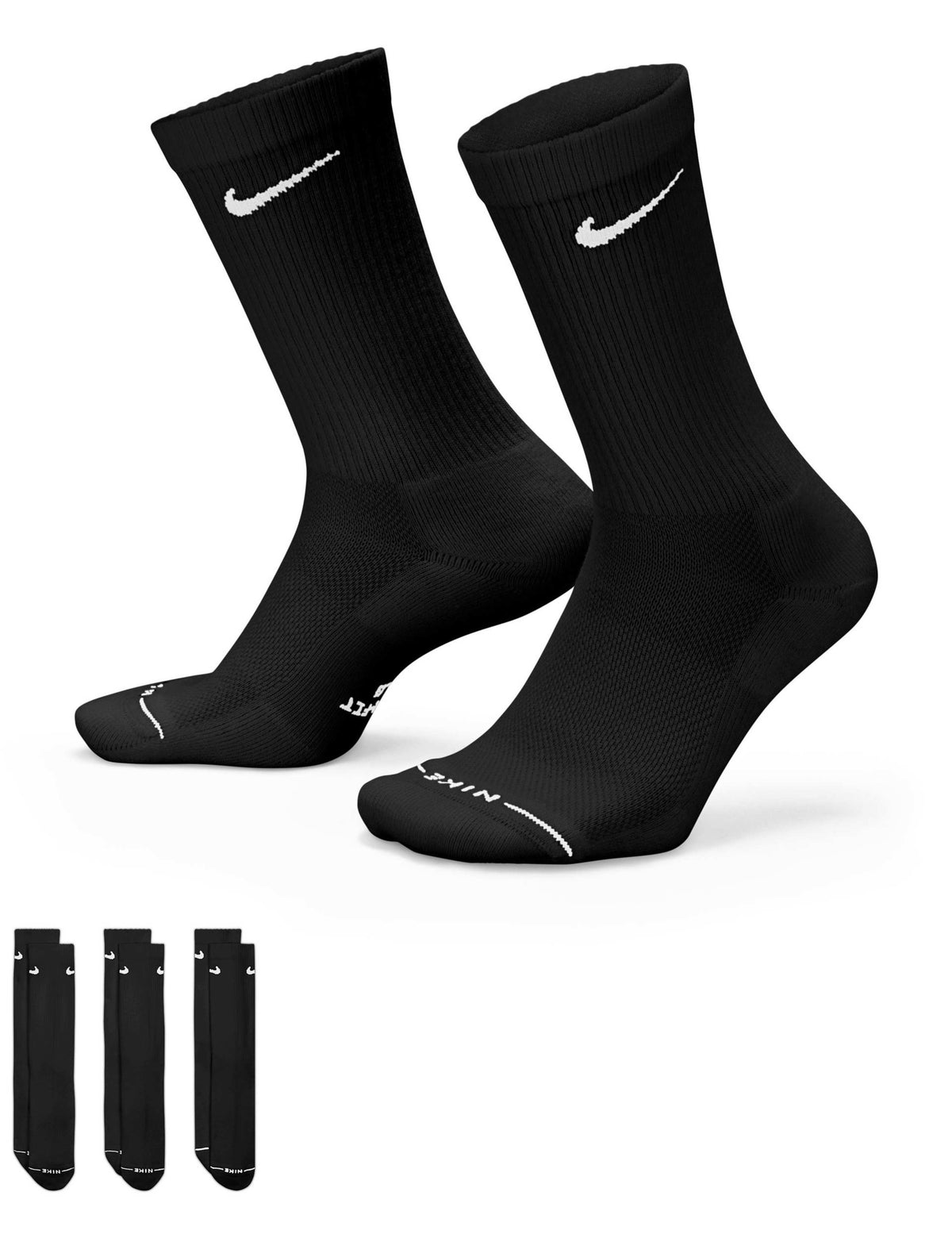 Nike cotton rich crew socks 3 pack (British brand)