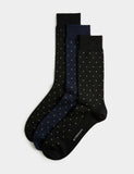 Autograph merino wool socks 3-pack geometric - British product