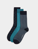Autograph socks 3 pack mercerised cotton (British brand)