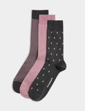 Autograph mercerised cotton rich socks 3-pack (British brand)